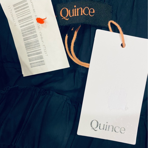 NWT Quince Navy Blue 100% Cotton Poplin Shorts sz L - Picture 4 of 6